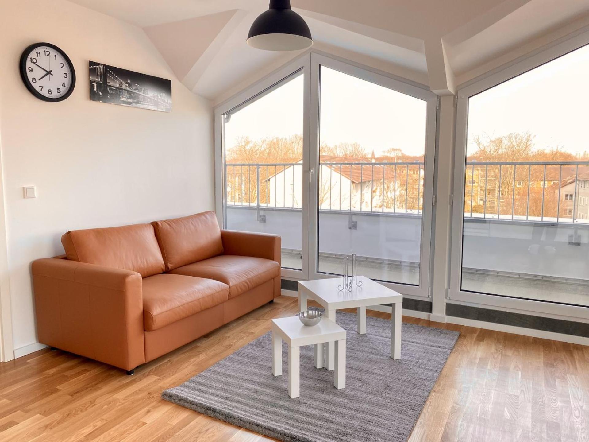 Schoenes Erwachen Im Frankfurter Penthouse フランクフルト エクステリア 写真