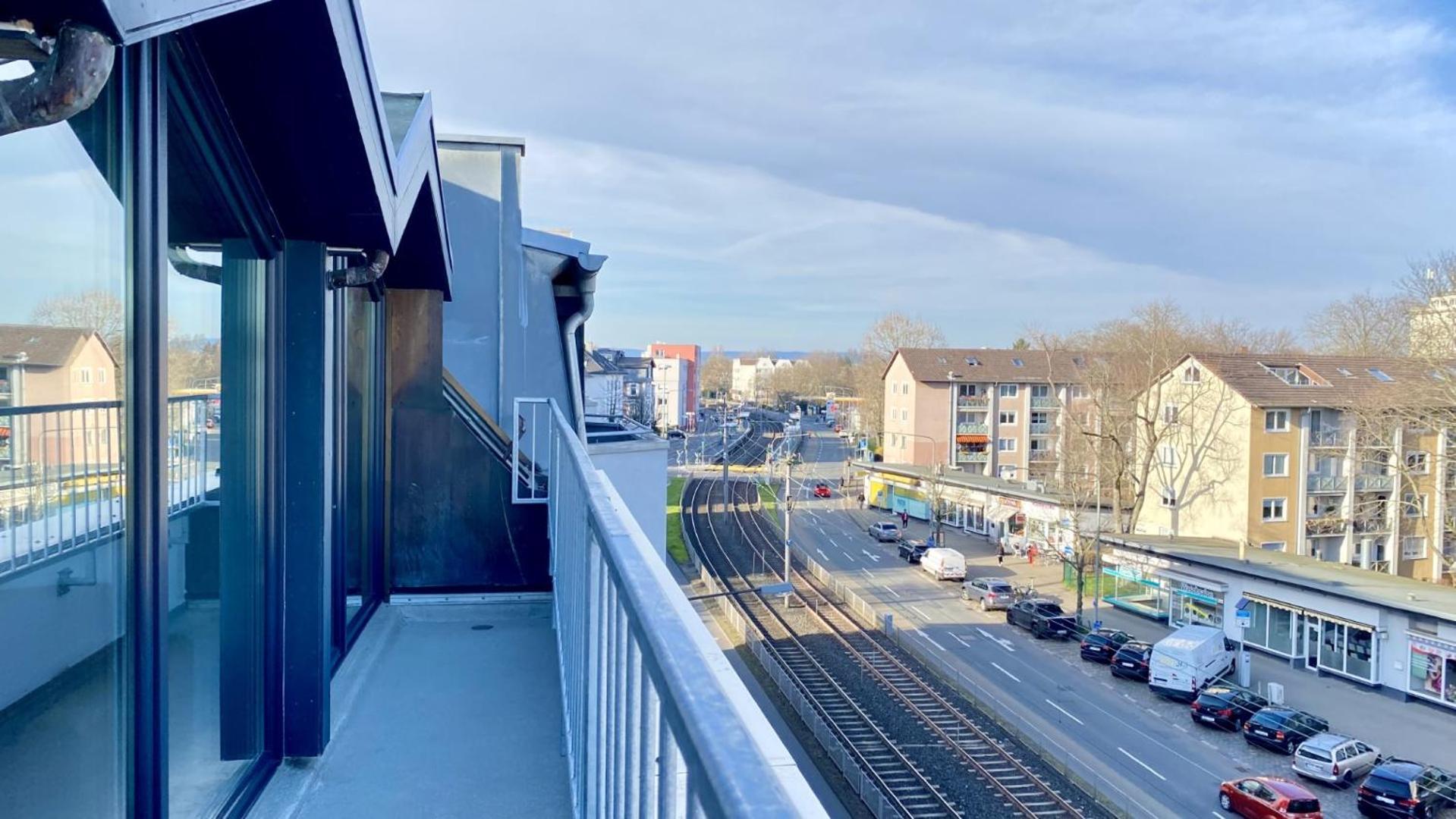 Schoenes Erwachen Im Frankfurter Penthouse フランクフルト エクステリア 写真
